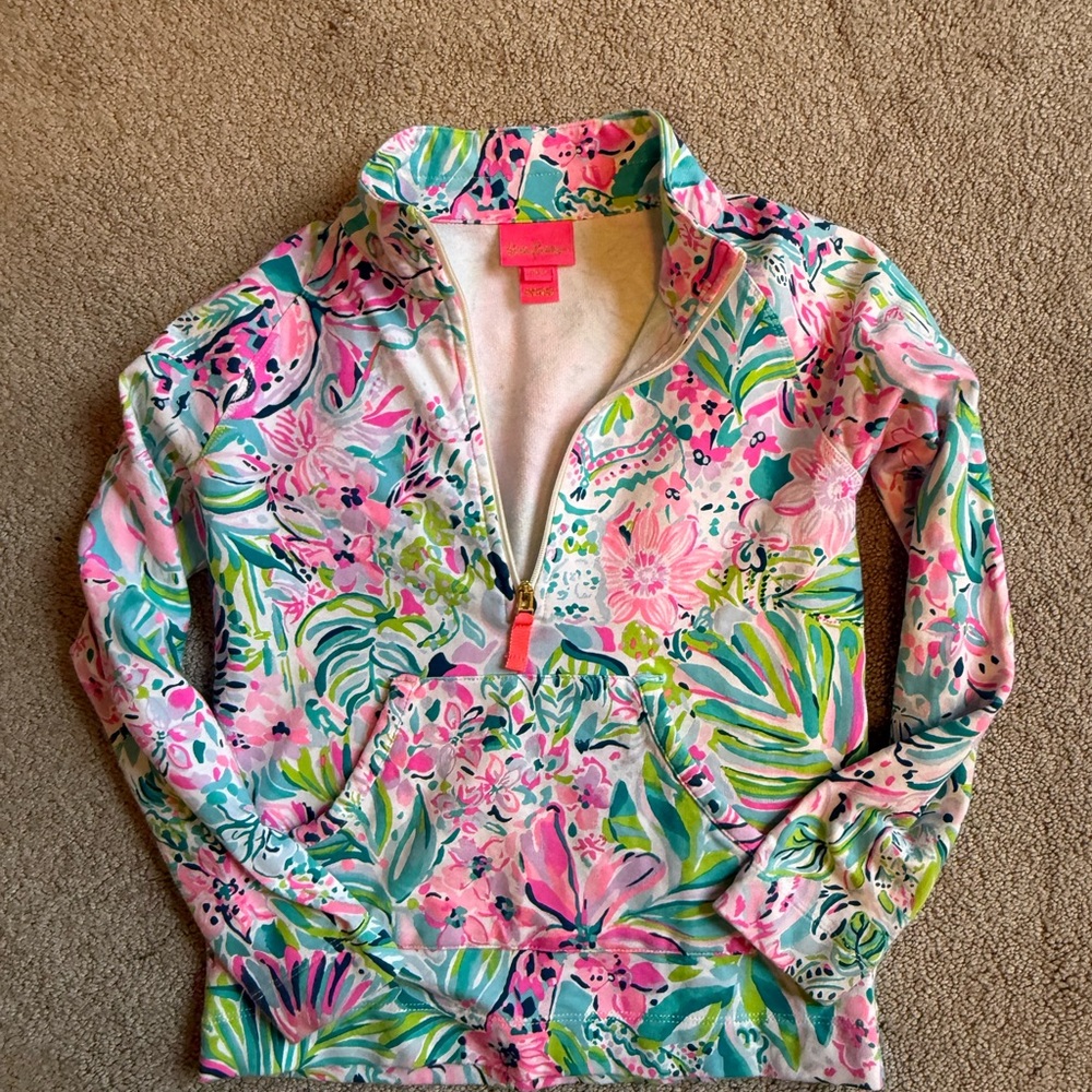 Lilly Pulitzer Colorful Floral Top